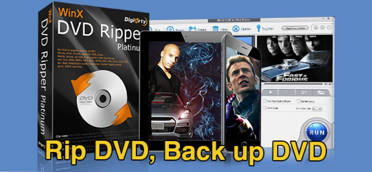 [Sponsored] WinX DVD Ripper Platinum on ilmainen How-To Geek-lukijoille kesäkuun 5. päivään saakka (Miten)
